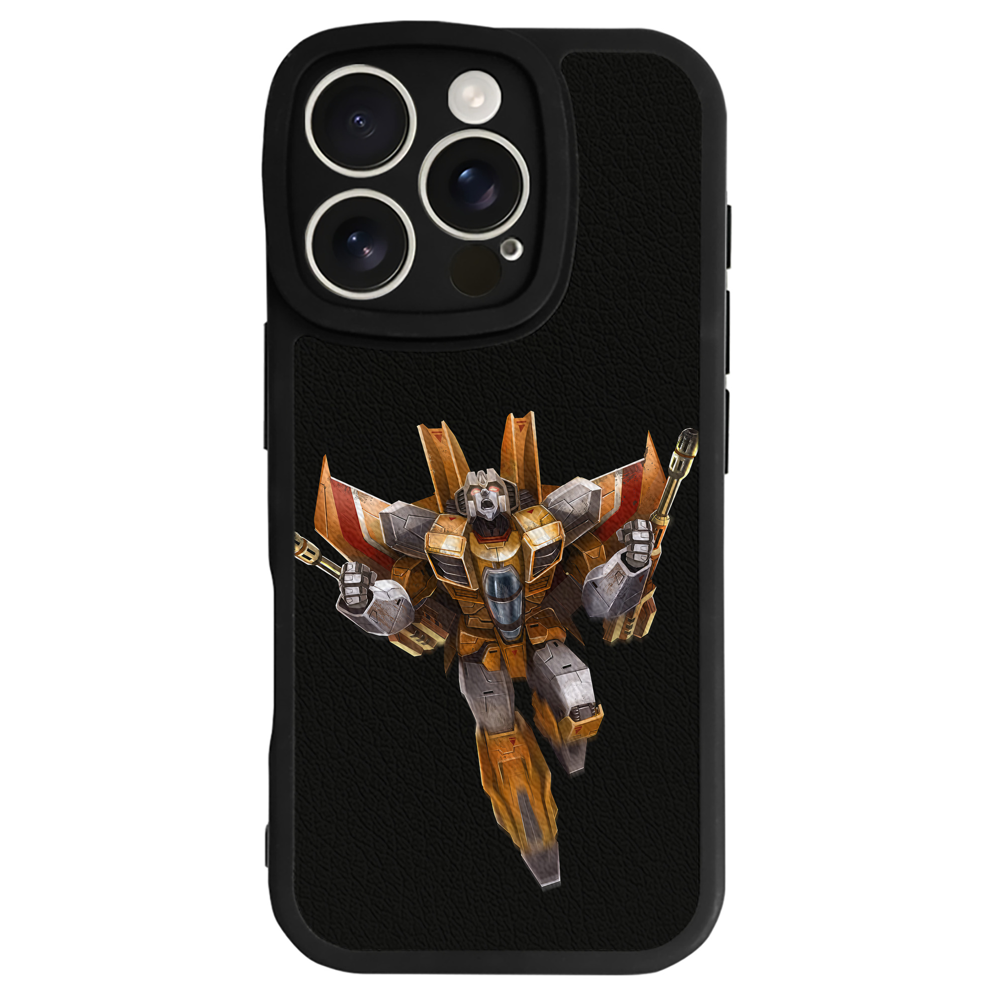 （画像用） Transformers トランスフォーマー 【iPhone 16シリーズ対応】シリコンスマホケース（レザー調） 材質：シリコン